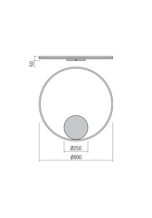Plafoniera Redo Orbit LED Direct Light alb mat  55W  4309 lumeni  alb neutru 4000K 01-1908 [2]