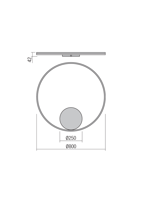Plafoniera Redo Orbit LED Indirect Light alb mat  55W  4309 lumeni  alb neutru 4000K 01-1910 [2]