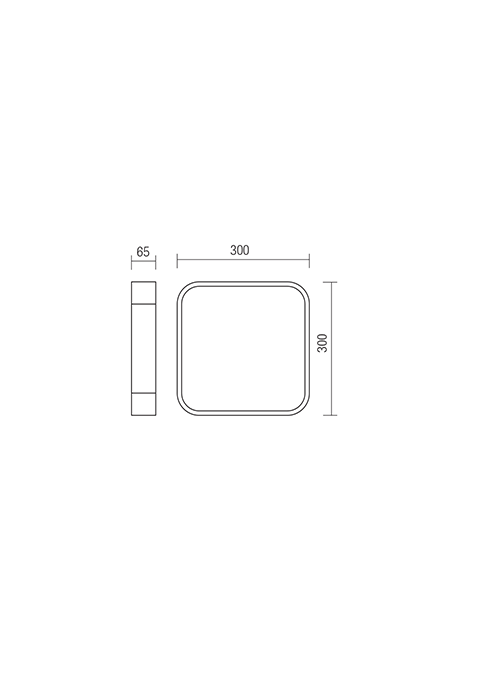 Plafoniera REDO Screen IP 01-1354 SMD LED 24W 3000K 1680lm 300x300 IP44 Nedimabil Crom White [3]