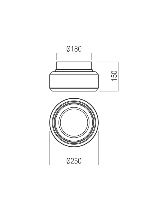 PLAFONIERĂ REDO SOLERA PL LED 18W 3000K/4000K(5.1.2) [2]