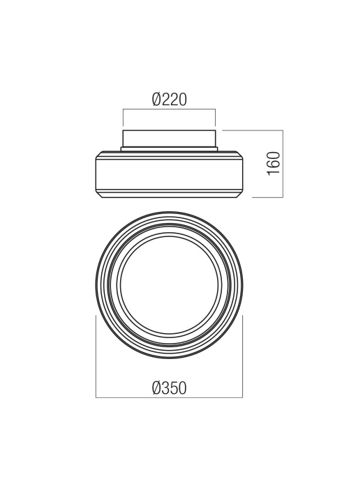 PLAFONIERĂ REDO SOLERA PL LED 24W 3000K/4000K(5.1.2) [2]