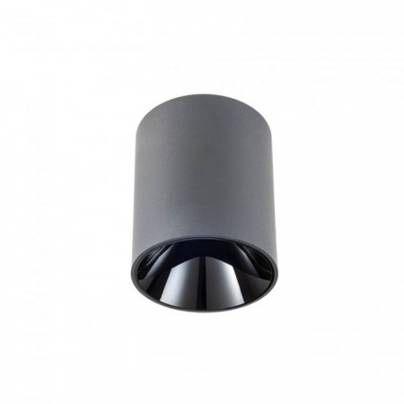Plafoniera Redo Takto, negru mat, LED, 15.5W, 1160 lumeni, alb cald 3000K, D.9 cm, 01-3660 [1]