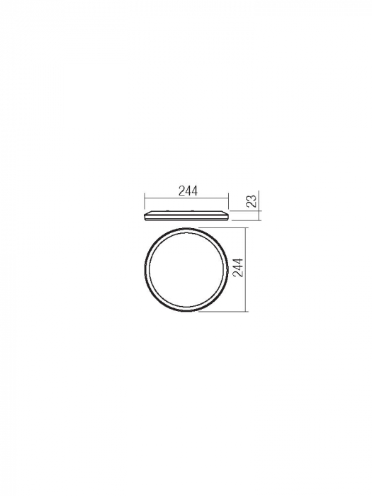 Plafoniera rotunda Smarter Memo 05-942 Policarbonat Alb mat CCT LED 15W 3000K-6500K 1300lm/1450lm IP54 [2]