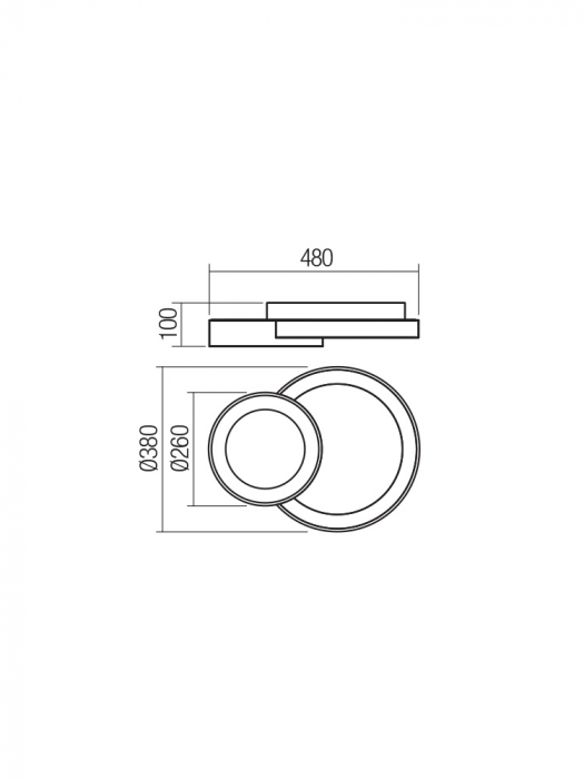 Plafonieră Smarter Combi  01-3368 LED 40W 3433 lm CCT Metal Auriu mat IP20 [2]