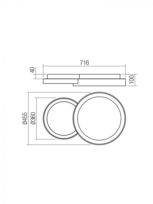 Plafonieră Smarter Combi  01-3370 LED 50W 4248 lm CCT Metal Alb mat IP20 [2]