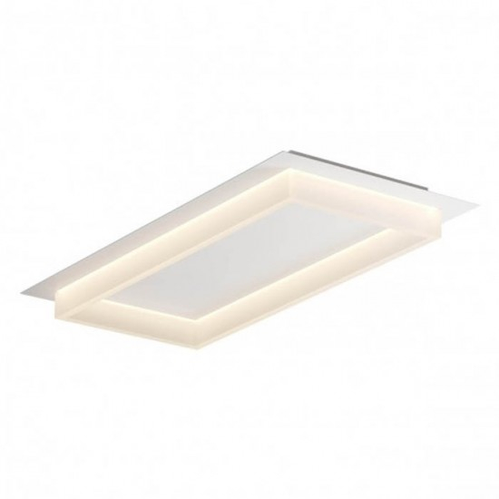 Plafoniera Smarter Perimetro, alb mat, LED CCT, 40W, 3000K-4000K-6500K, 2160 lumeni, L.70 cm, 05-980 [1]