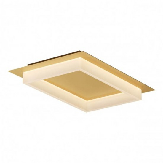 Plafoniera Smarter Perimetro, aur mat, LED CCT, 36W, 3000K-4000K-6500K, 2155 lumeni, L.50 cm, 05-975 [1]