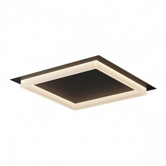 Plafoniera Smarter Perimetro, negru mat, LED CCT, 50W, 3000K-4000K-6500K, 3200 lumeni, L.65 cm, 05-985 [1]