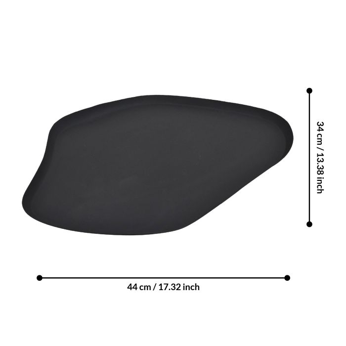 Platou EGLO FORLEYET 427051 Otel Black handmade 440x340x15 mm  [5]