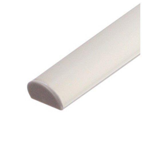 Profil LED aparent ARC 12, alb, lungime 2m, 20mm x 3,3mm + Dispersor alb semirotund click [1]