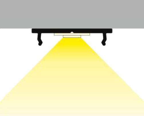 Profil LED aparent FIX 12, aluminiu, lungime 2m, 18mm x 3,8mm  [3]