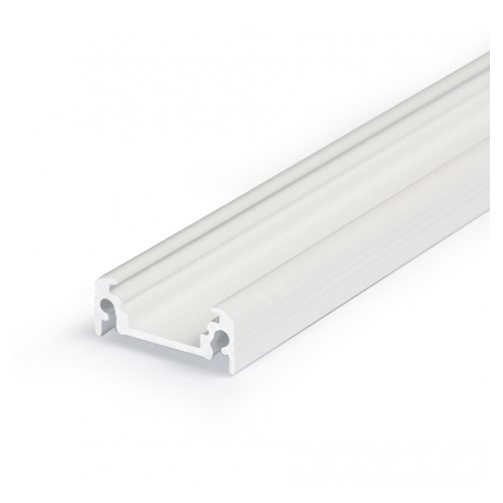 Profil LED aparent SURFACE 10, alb, lungime 2m, 20mm x 8mm + Dispersor Alb mat click [1]