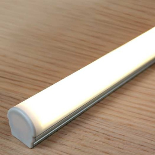 Profil LED aparent UNI 12, alb, lungime 2m, 17,8mm x 10,8mm + Dispersor alb mat click [6]