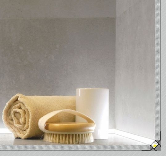 Profil LED încastrat de colț UNI-TILE12 90deg C PLUS, aluminiu anodizat, lungime 2m, 39,9mm x 39,9mm + Dispersor alb mat click [3]