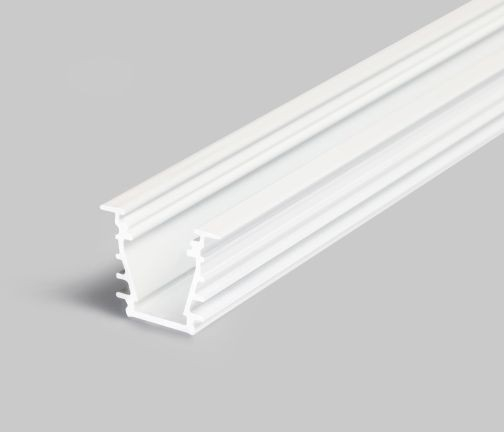 Profil LED încastrat DEEP 10, alb, lungime 2m, 19mm x 23,4mm + Dispersor alb mat click [1]