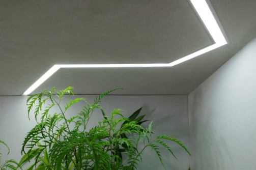 Profil LED încastrat LINEA IN 20, negru, lungime 2m, 30mm x 20,4mm + Dispersor alb mat click [6]