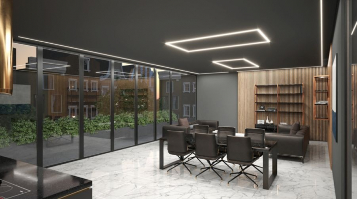 Profil LED încastrat PLANE14 SIDE, aluminiu neanodizat, lungime 2m, 34,6mm x 14mm + Dispersor alb mat click [5]