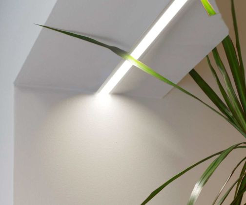 Profil LED încastrat SMART-IN16, negru, lungime 2m, 28mm x 18,6mm + Dispersor alb mat click [4]