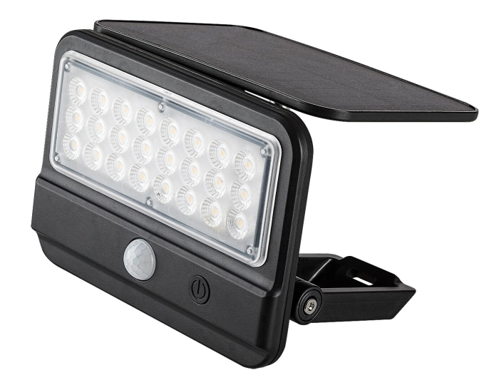 Proiector exterior solar Rabalux Flaxton LED 7W 700lm 4000K plastic black stil modern DC 3.7V IP54 77040 [2]