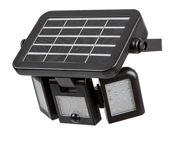 Proiector exterior solar Rabalux Lihull LED 9,6W 500lm 4000K plastic black stil modern DC 3.7V IP44 77020 [4]