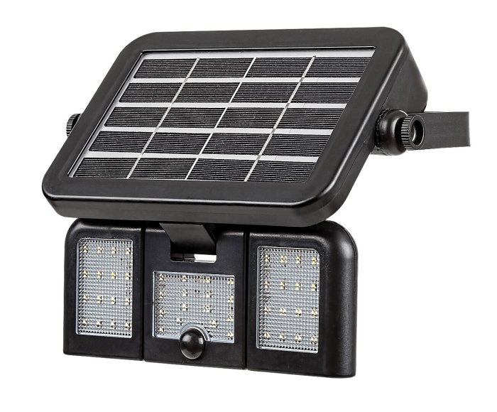 Proiector exterior solar Rabalux Lihull LED 9,6W 500lm 4000K plastic black stil modern DC 3.7V IP44 77020 [2]