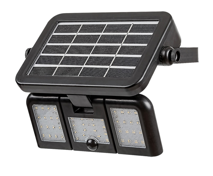 Proiector exterior solar Rabalux Lihull LED 9,6W 500lm 4000K plastic black stil modern DC 3.7V IP44 77020 [5]
