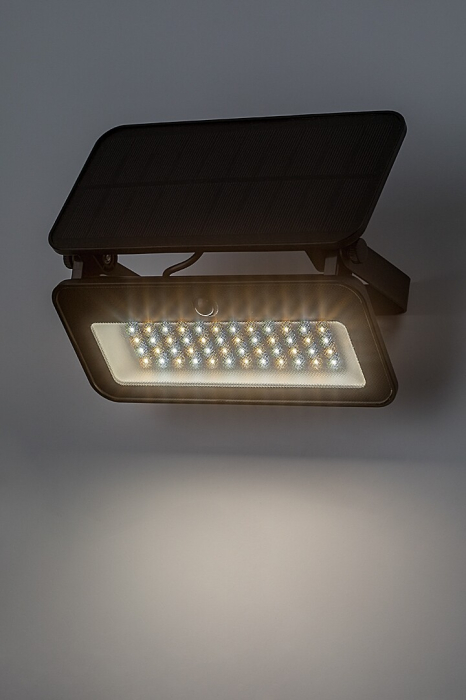 Proiector exterior solar Rabalux Tarcal LED 8W 1200lm 3000K, 4000K, 6500K plastic black stil modern DC 3.7V IP65 77160 [4]