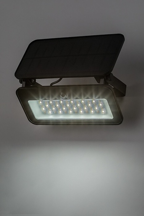 Proiector exterior solar Rabalux Tarcal LED 8W 1200lm 3000K, 4000K, 6500K plastic black stil modern DC 3.7V IP65 77160 [5]