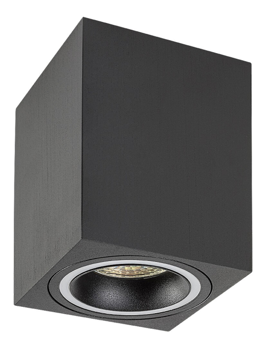 Spot aplicat fix Rabalux Kobald GU10 GU10 1X MAX 25W   aluminiu black stil modern 230V, 50Hz IP20 71163 [2]