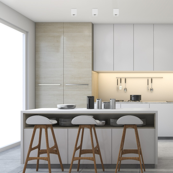 Spot aplicat fix Rabalux Kobald GU10 GU10 1X MAX 25W   aluminiu white stil modern 230V, 50Hz IP20 71165 [5]
