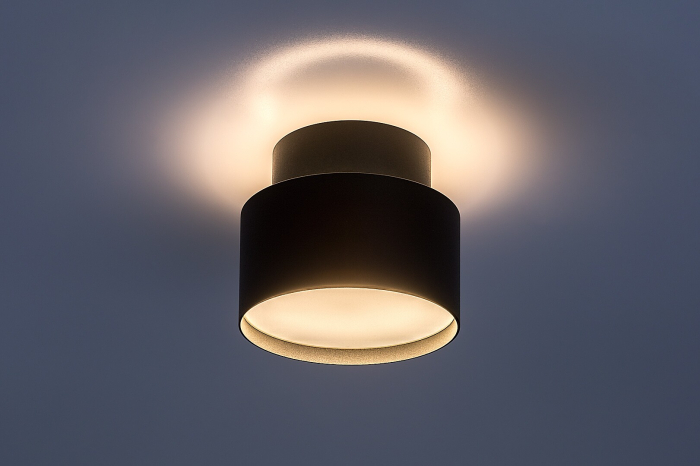 Spot aplicat fix Rabalux Ovidia LED 16W 920lm 3000K metal black stil tehnic, IP20 71319 [3]