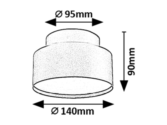 Spot aplicat fix Rabalux Ovidia LED 24W 1110lm 3000 metal white stil tehnic 230V, 50Hz IP20 71325 [7]