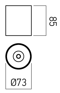 Spot Aplicat Fix Xglow Surface Arelux GLS01NW MWH/WH 1x13W 718 Im 4000K Alb Mat/Alb IP54 [2]