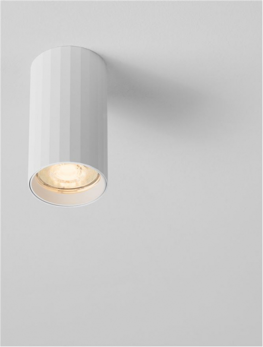 Spot Aplicat Nova Luce ASMARA 9011332 GU10 1x10W    Sandy White Aluminium   IP20 [7]