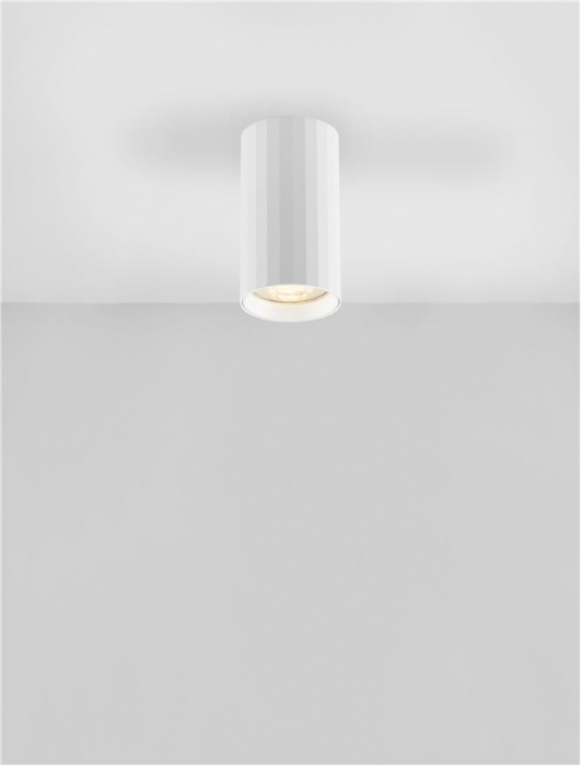 Spot Aplicat Nova Luce ASMARA 9011332 GU10 1x10W    Sandy White Aluminium   IP20 [4]