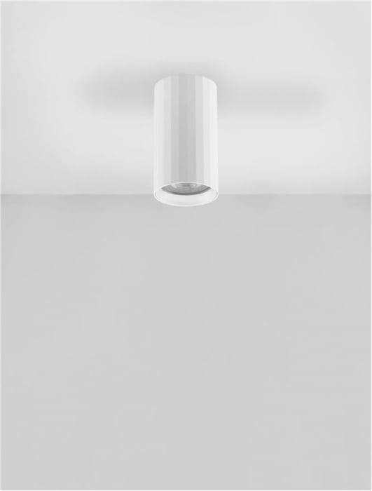 Spot Aplicat Nova Luce ASMARA 9011332 GU10 1x10W    Sandy White Aluminium   IP20 [3]