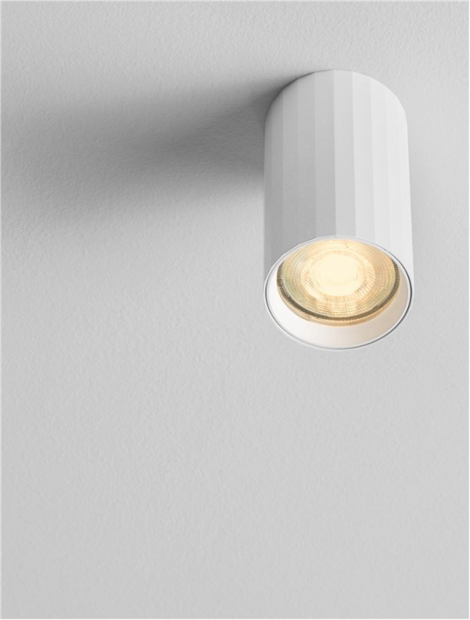 Spot Aplicat Nova Luce ASMARA 9011332 GU10 1x10W    Sandy White Aluminium   IP20 [5]