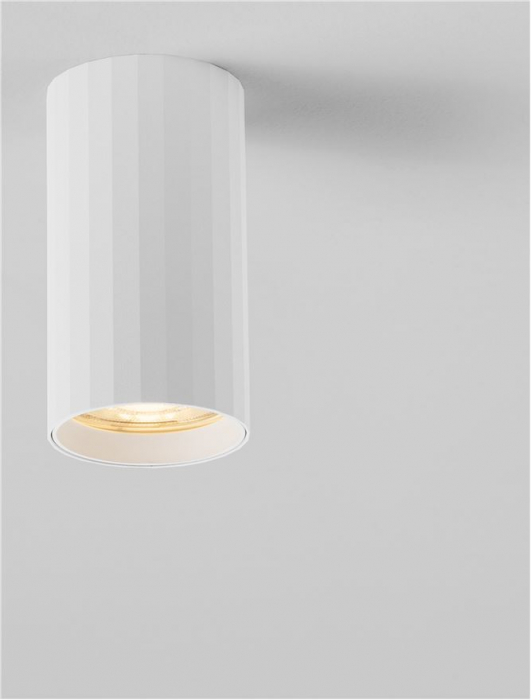 Spot Aplicat Nova Luce ASMARA 9011332 GU10 1x10W    Sandy White Aluminium   IP20 [6]
