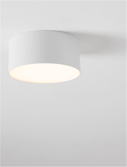 Spot Aplicat Nova Luce LULDO 9030727 LED 16W 3000K 1063lm Sandy White Aluminium   IP20 [8]