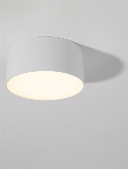 Spot Aplicat Nova Luce LULDO 9030727 LED 16W 3000K 1063lm Sandy White Aluminium   IP20 [6]