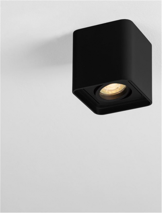 Spot Aplicat Nova Luce MONIQUE 9011352 GU10 1x10W    Sandy Black Aluminium  IP20 [5]