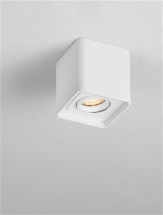 Spot Aplicat Nova Luce MONIQUE 9011353 GU10 1x10W    Sandy White Aluminium   IP20 [6]