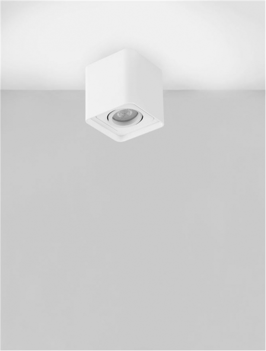 Spot Aplicat Nova Luce MONIQUE 9011353 GU10 1x10W    Sandy White Aluminium   IP20 [3]