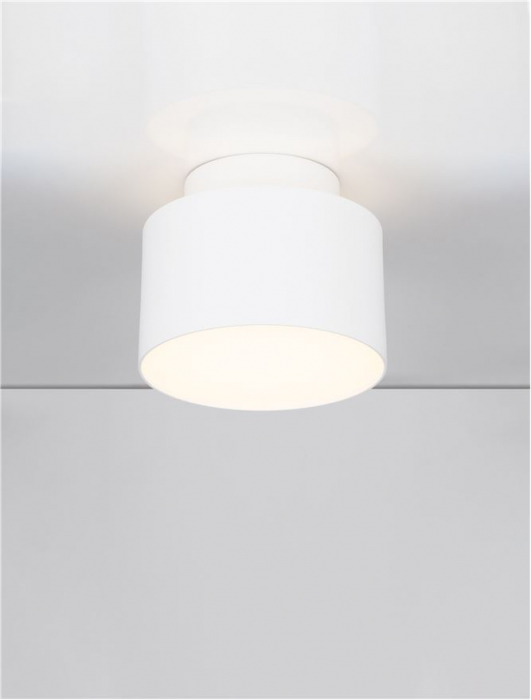 Spot Aplicat Nova Luce OZEN 9030733 LED 17W 3000K 897lm Sandy White Aluminium   IP20 [4]