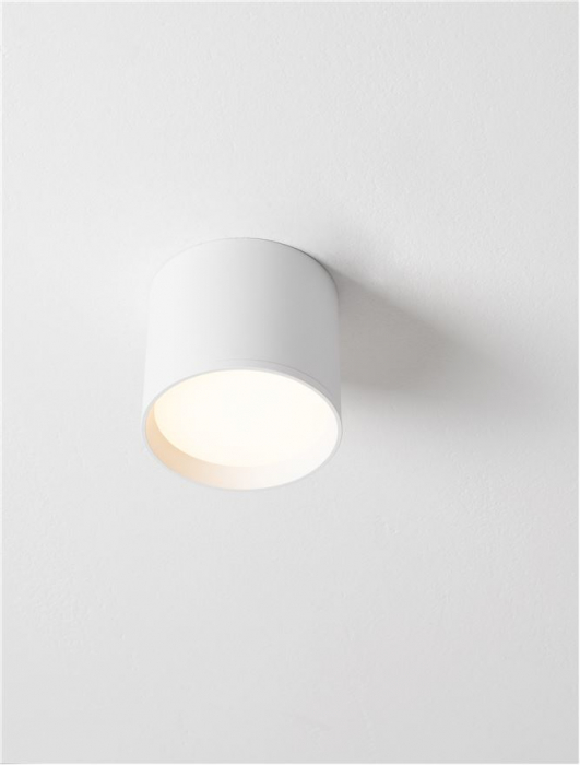 Spot Aplicat Nova Luce ZIAZA 9030729 LED 10W 3000K 550lm Sandy White Aluminium   IP20 [7]