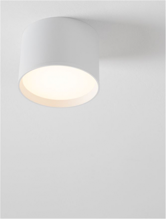Spot Aplicat Nova Luce ZIAZA 9030731 LED 17W 3000K 896lm Sandy White Aluminium   IP20 [6]