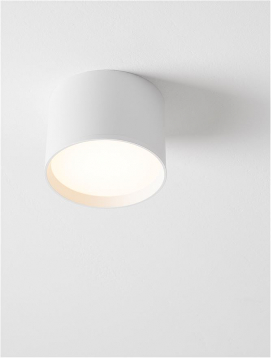 Spot Aplicat Nova Luce ZIAZA 9030731 LED 17W 3000K 896lm Sandy White Aluminium   IP20 [7]