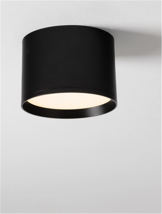 Spot Aplicat Nova Luce ZIAZA 9030732 LED 17W 3000K 833lm Sandy Black Aluminium  IP20 [7]