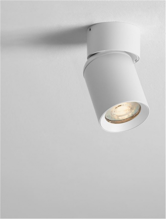 Spot Aplicat Reglabil Nova Luce AMECY 9011347 GU10 1x10W    Sandy White Aluminium   IP20 [7]