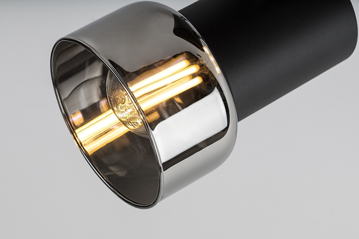 Spot aplicat reglabil Rabalux Hatice E14 E14 1x MAX 15W metal black stil minimal, IP20 73052 [6]